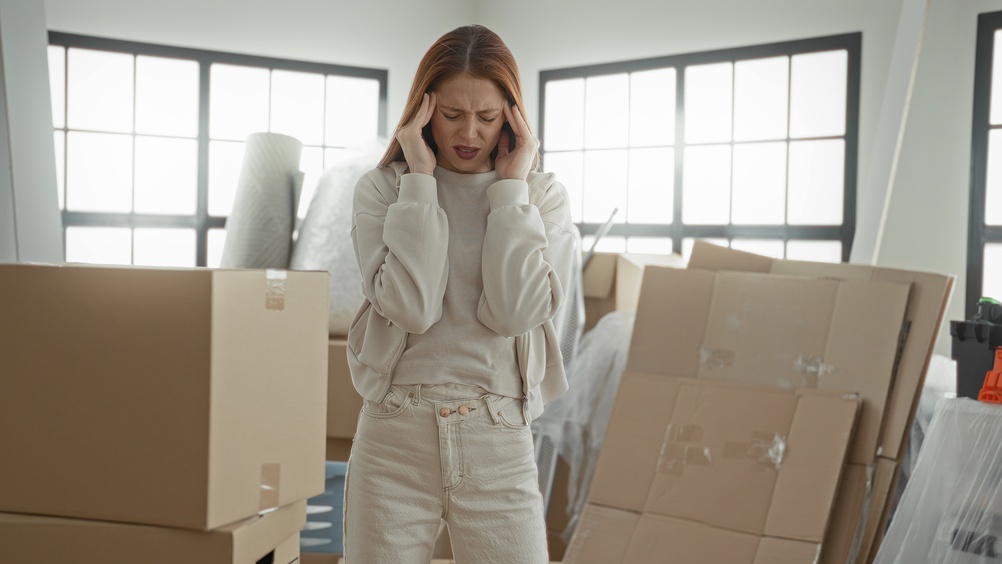 Overwhelmed with boxes and orders